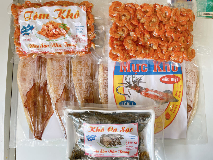 gửi mực kh&ocirc; đi mỹ