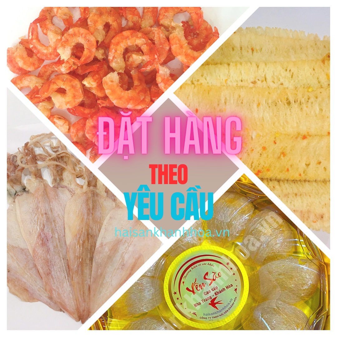 đặt mực kh&ocirc;, t&ocirc;m kh&ocirc;, c&aacute; kh&ocirc; theo y&ecirc;u cầu